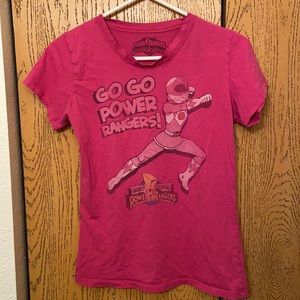 Pink Power Ranger tee